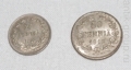 Монеты 25, 50 пенни 1916 г.