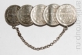 Брошь из монет 1884 г.
