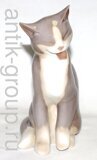 статуэтка кошка фарфор купить 